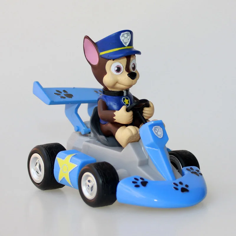 

Paw Patrol Pull Back Car Patrulla Canina Puppy Patrol Anime Figure plastic action figure Christmas Gift toys for children,ballon