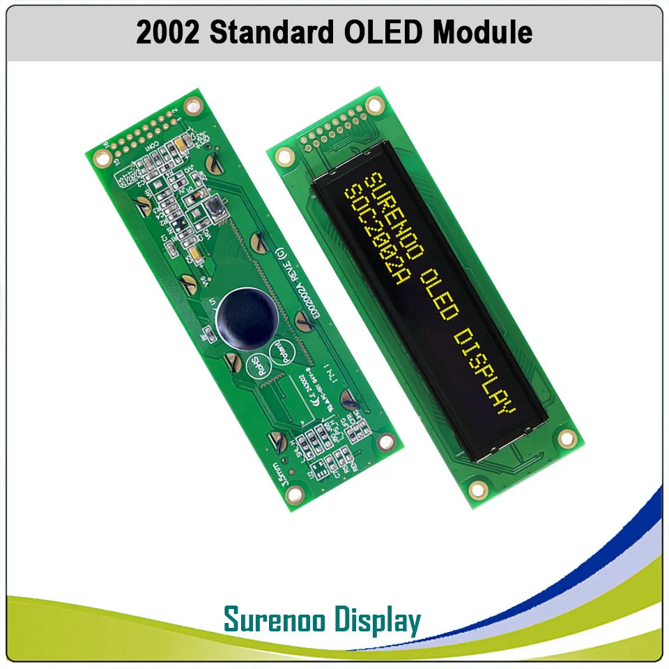 Оригинальный OLED дисплей 2002 параллельный совместимый 202 20*2 ЖК модуль LCM IIC I2C WS0010