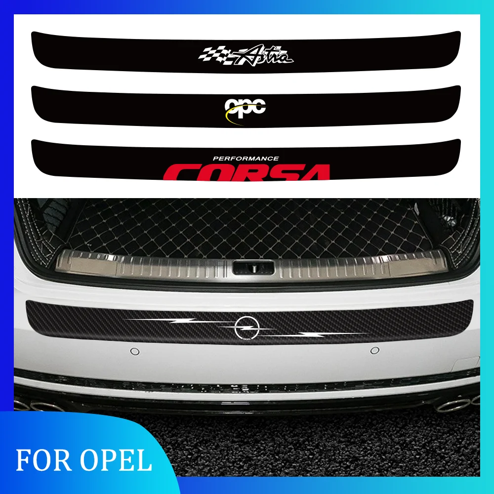 Car Rear Bumper Guard Stickers Trunk Door Sill Plate Decals Protector