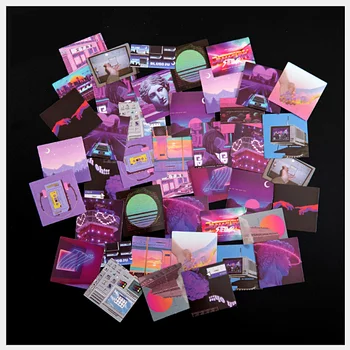 

46pcs/box Science and Technology Wind sticker Decoration Office School kids supplies stickers(ss-268)