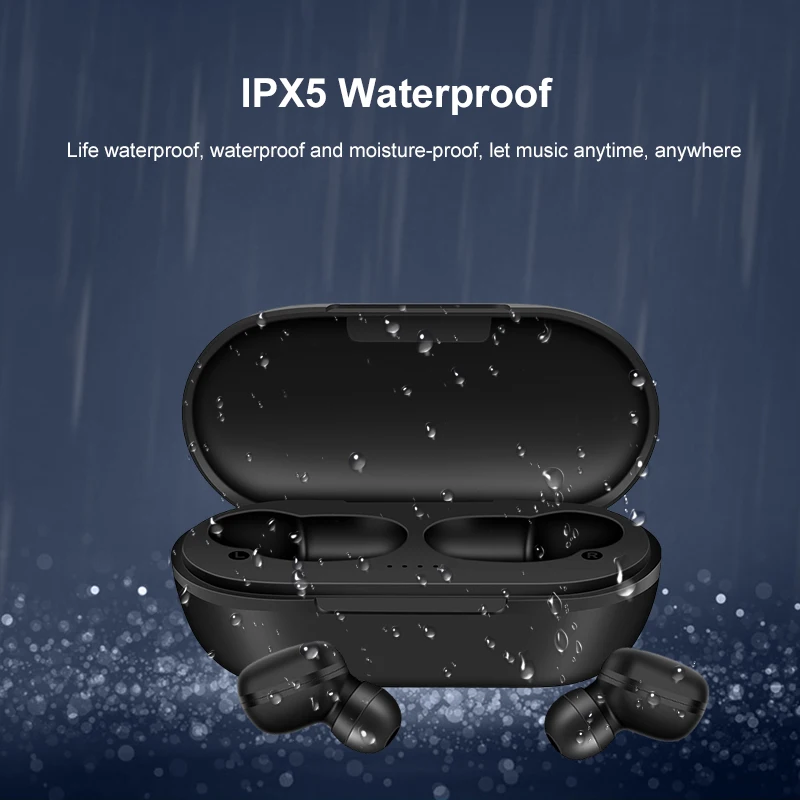 Bluetooth 5 0 Earphones Earpieces TWS Wireless Headphones With Microphone Earphone Earbuds Handsfree Music Sports Gaming Headset