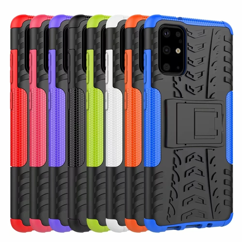 Защитник Стенд TPU PC противоударный защитный силиконовый пластик 2in1 телефона