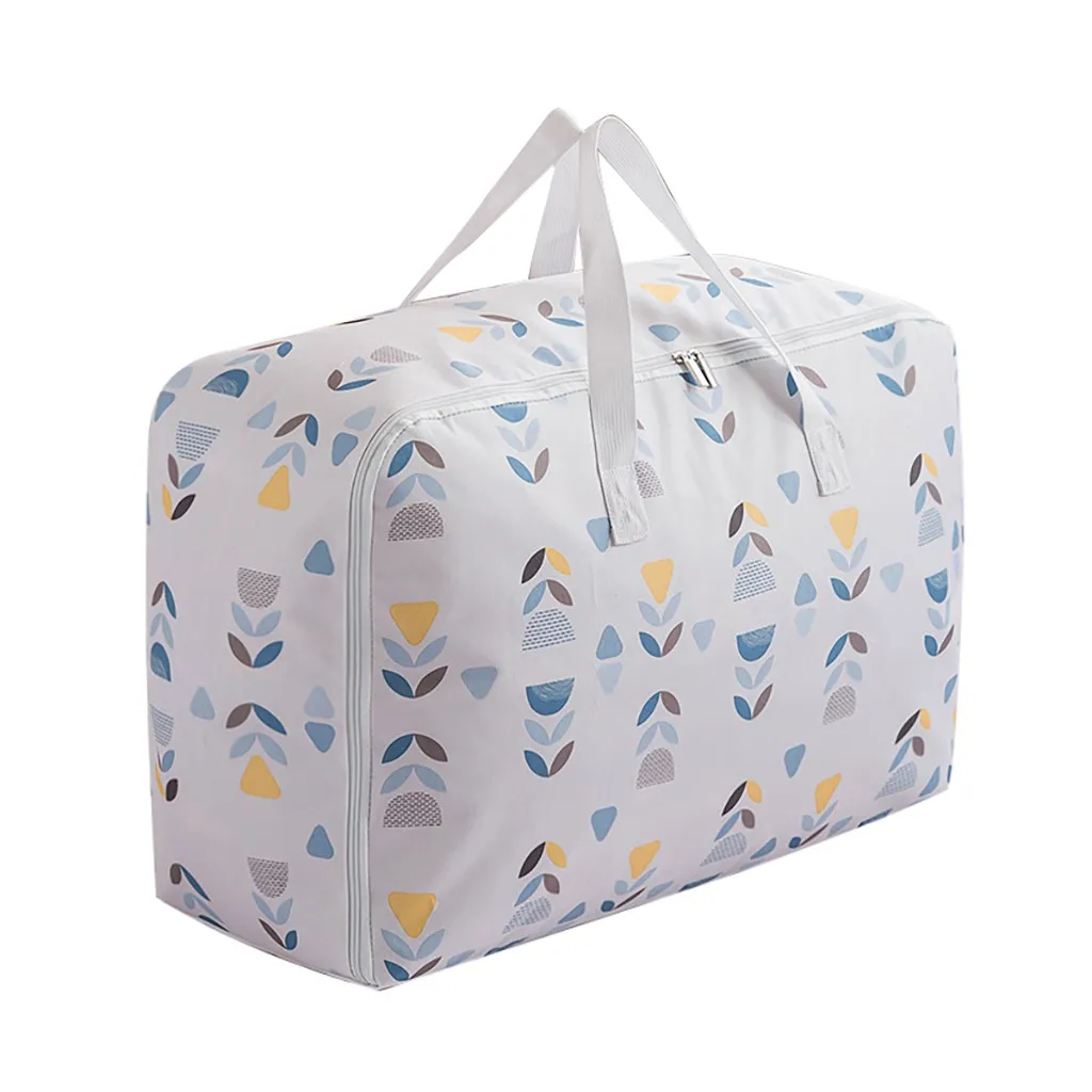 Home Quilt Blanket Foldable Moisture Proof Dust-Proof Zipper Storage Bag Clothes Organizer Seal Compress travel Saving Space