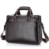 2024 New Fashion Cowhide Male Commercial Briefcase/Real Leather Vintage Men's Messenger Bag/Casual Natural Cowskin Business Bags 3