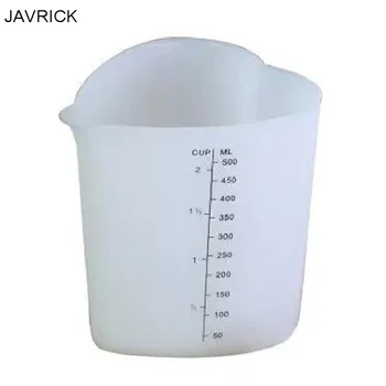 

500ML Reusable Flexible Silicone Measuring Cup Cooks Bakers Resin Jewelry Tools
