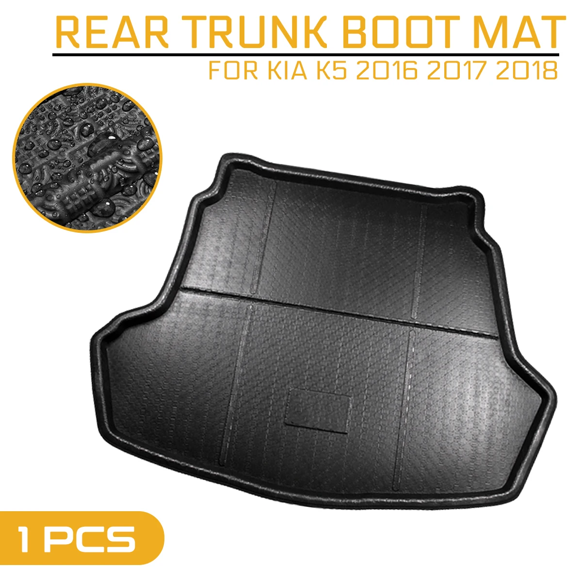 Car Floor Mat Carpet For KIA K5 2016 2017 2018 Rear Trunk Anti mud CoverCar Antidirty Pad