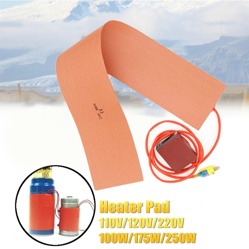 

150*900mm Guitar Side Bending Silicone Heat Blanket With Controller Parts