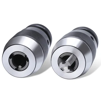 

B18 1-16mm Keyless Drill Chuck&MT2-B16 Arbor Thread For Lathe Drilling MK2 Set