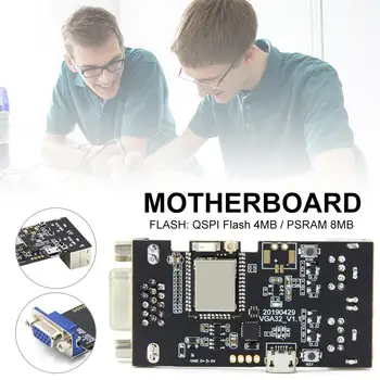 

VGA32 V1.1 Controller PS2 Mouse Keyboard Controller Graphics Library Game Engine ANSI VT Terminal for ESP32