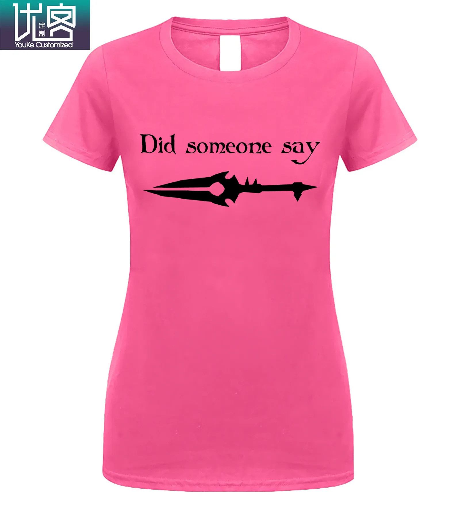13women pink Мужские, кто-то ответил Thunderfury! Футболка World of Warcraft - Цвет: 13women pink
