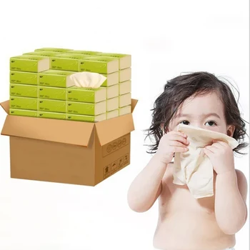 

1 Pack Disposable Natural Wood Pulp Soft Paper Napkin For Restaurant Table Dinner Paper Tissues Party Supplies