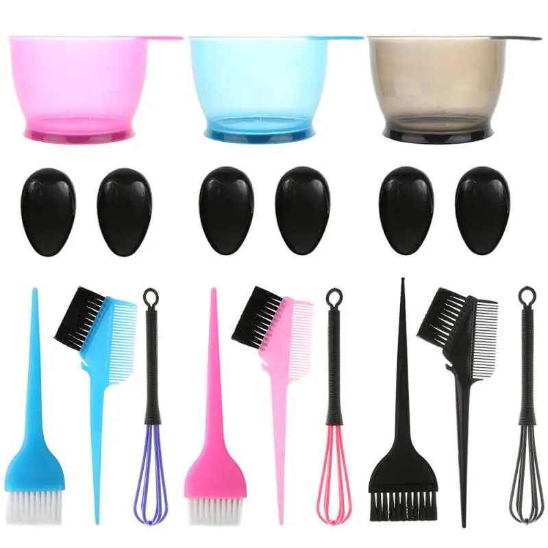 

Simple Hair Dyeing Set Salon Professional Simple Hair Dyeing Five-piece Set Baked Oil Care Hair Dye Bowl Brush Ear Muff