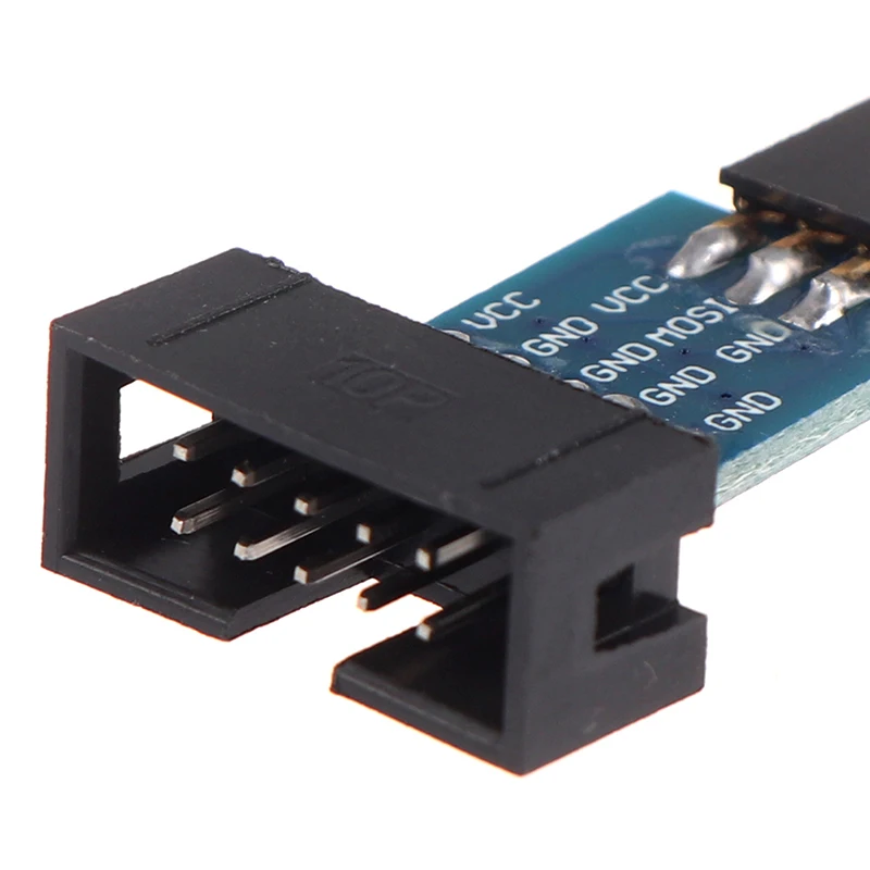 

1Pc 10Pin To 6Pin Adapter Board For AVRISP USBASP STK500 Interface Converter