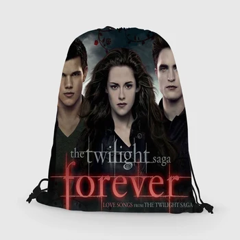 

Custom Twilight Drawstring Bag Daypack Kids Satchel Casual Backpack Teenager Storage Bag Women Men 31x40cm*181031-11