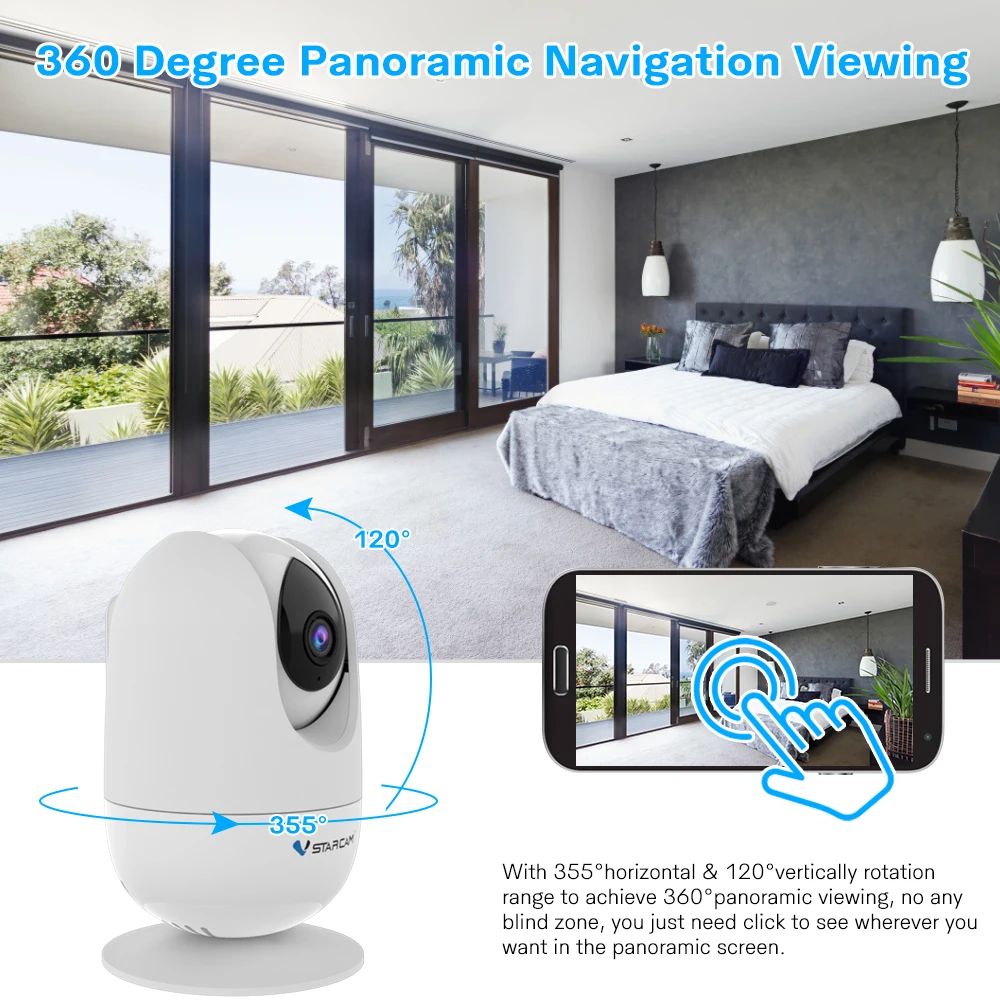 IP Camera HD Wifi CCTV Security Camera Night Vision Two Way Audio Cloud Storage for Baby Monitor Wireless Security Surveillance