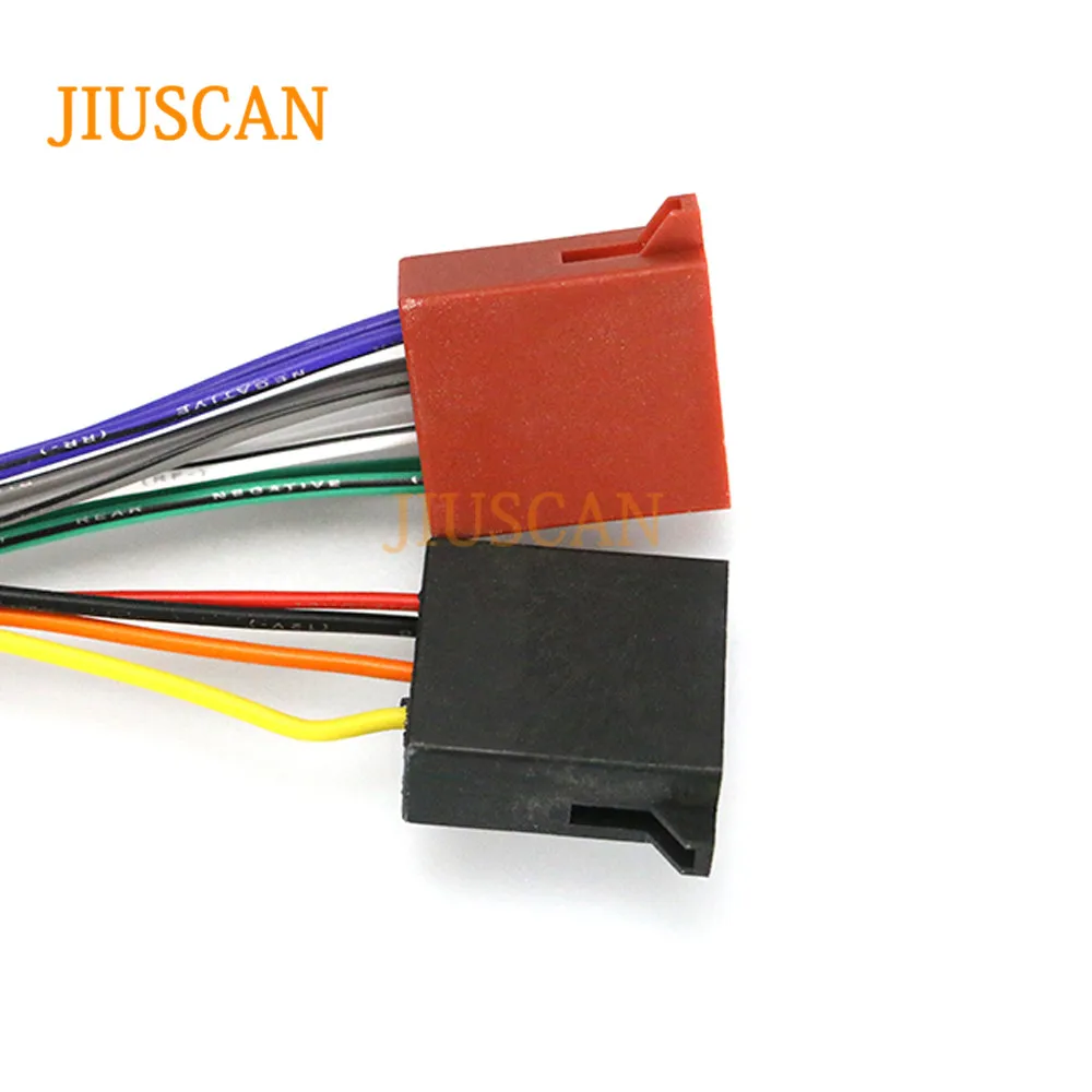 JIUSCAN 12-111 ISO радио адаптер для HONDA& MITSUBISHI& PEUGEOT жгуты проводов разъем свинцовый ткацкий станок кабель штекер Адаптер стерео