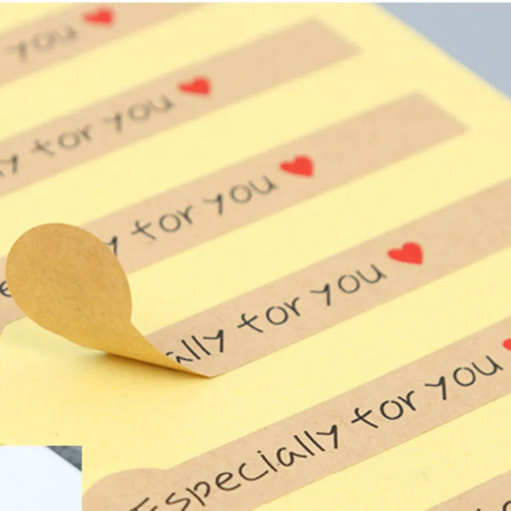 Специально для yo наклейки из крафт-бумаги печати упаковочные этикетки