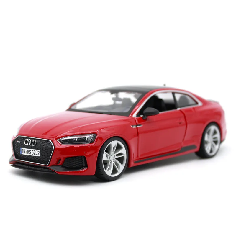 Красный Изысканный 1:24 RS 5 Coupe литая модель машины Модель, литая под давлением металлическая Коллекция Модель, передовое Подарочное украшение - Цвет: Красный