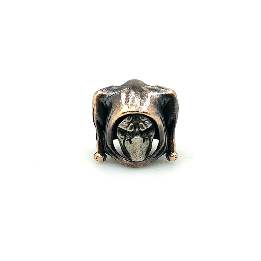 Outdoors DIY Tools EDC White Brass Copper Ninja Knife Beads Lanyard Pendants Key Rings Accessories