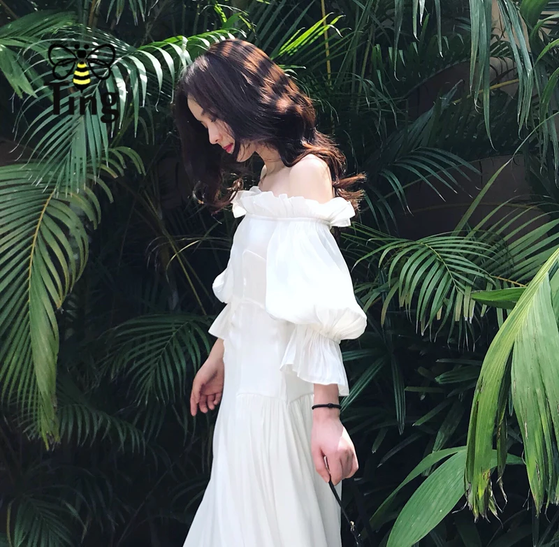 Tingfly Boho Maxi платье косой вырез с оборками на шнуровке с открытой спиной, белое вечерние повседневное платье в богемном стиле Feel Pioneer waterproof nylon Backpack Men Women Sport School Back bags Camping hiking pack Ski Backpack Rock climbing Backpack; сезон весна