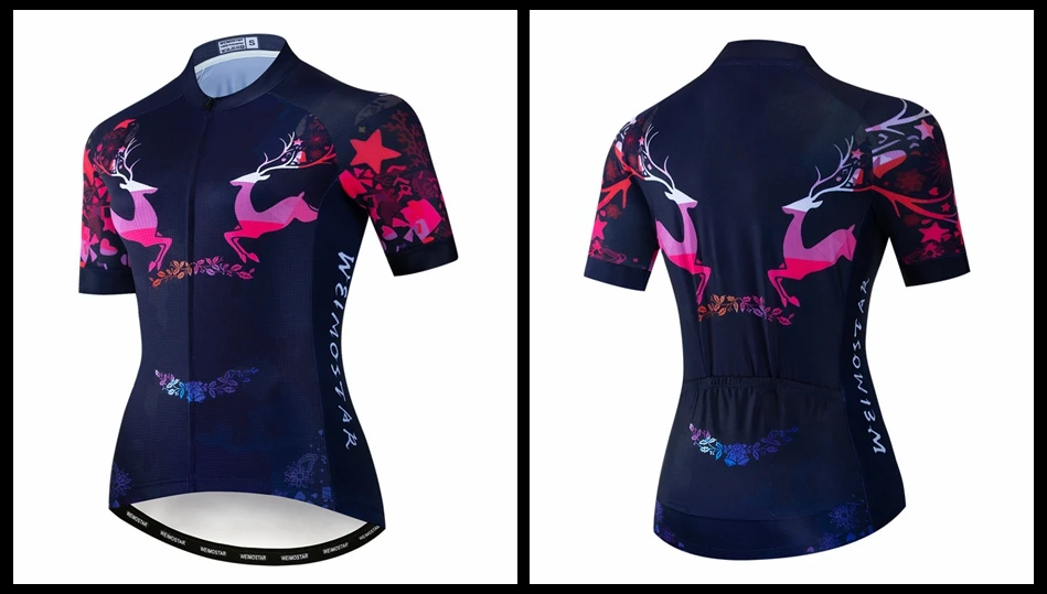 Weimostar велосипедная майка женская с коротким рукавом MTB велосипед Джерси Топы Camisa Ciclismo быстросохнущая велосипедная рубашка одежда для велоспорта