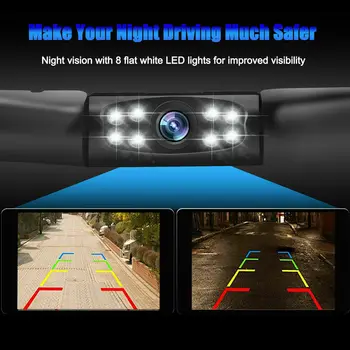 

Parking Rear View Camera Universal Truck Pickup Wide 170° Night Vision Auto