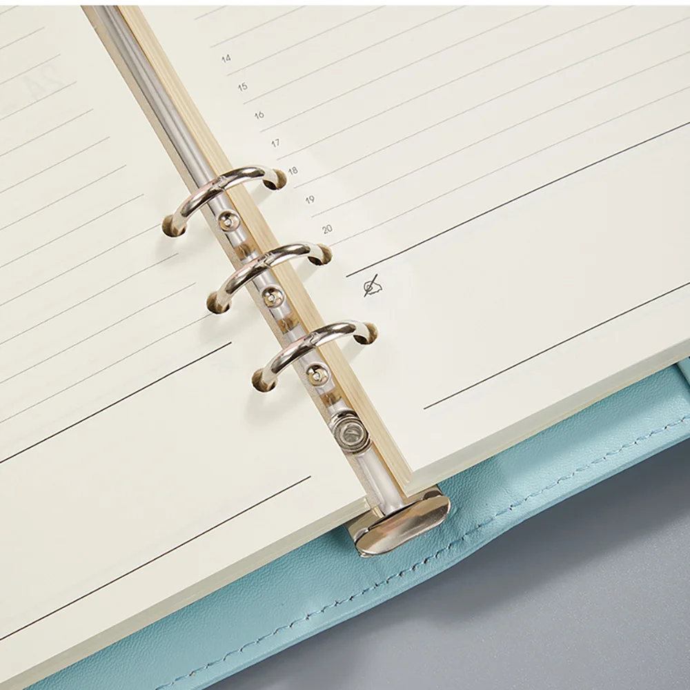 2022 A5 Loose Leaf Notebook Refill Spiral Binder Inner Page Weekly Monthly To Do Line Inside Paper Stationery 170 Sheets