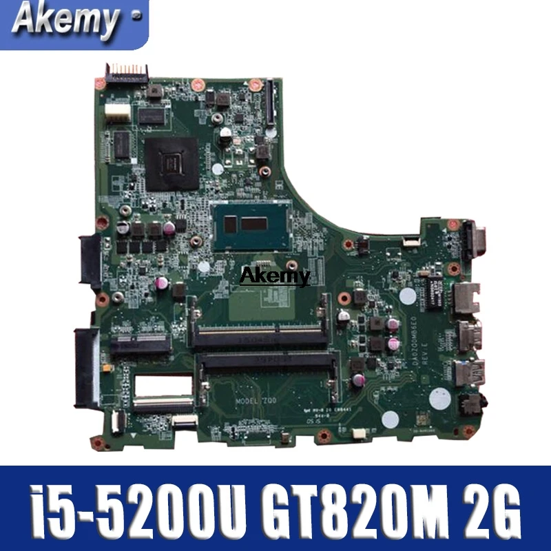 

for ACER E5-471 E5-471G V3-472 V3-472P Laptop motherboard DA0ZQ0MB6E0 with i5-5200U GT820M 2G 100% test work