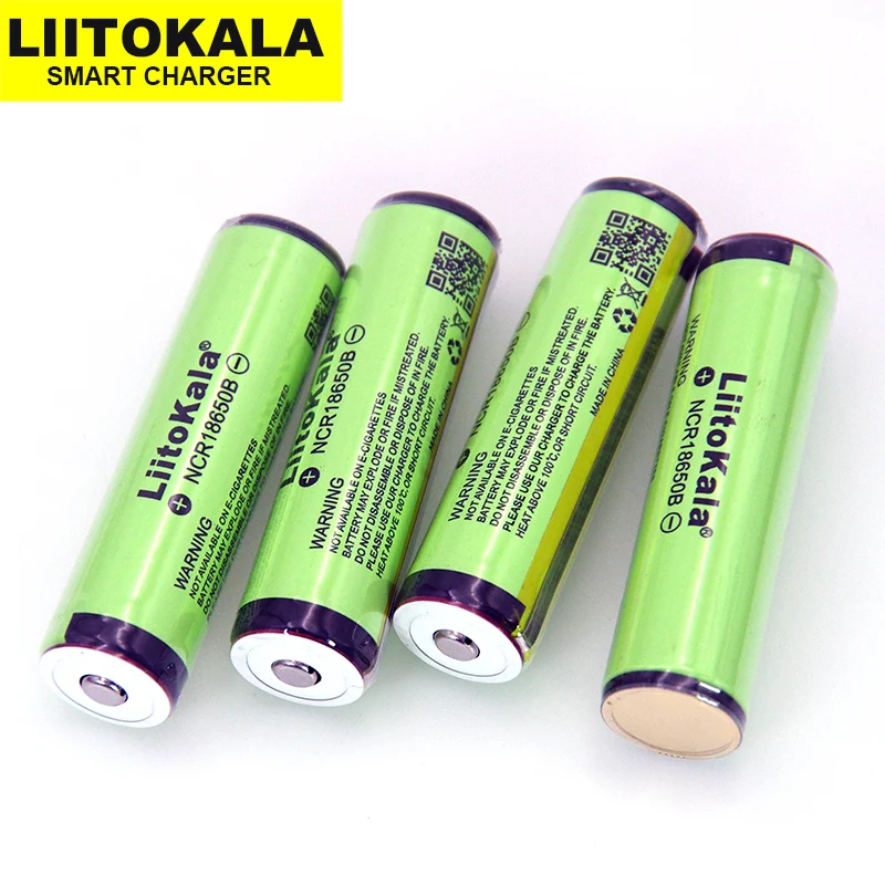 1-10 шт Новинка Liitokala 18650 3400mAh 3,7 V перезаряжаемая литиевая батарея для фонарей плюс защитная доска