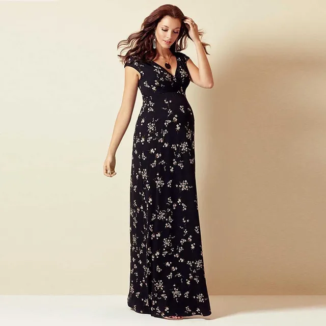 TELOTUNY-Summer-New-Fashion-Women-s-Floral-Short-Sleeved-Dress-Pregnant-Women-Maternity-Long-Dress-Wholesale.jpg
