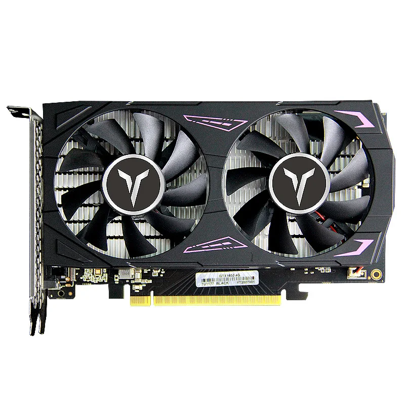 Карта Yeston GTX1650 4G D6 ie 1410 1590 МГц/12000 МГц 4 ГБ/бит/GDDR6 игровая карта ie|Графические карты|