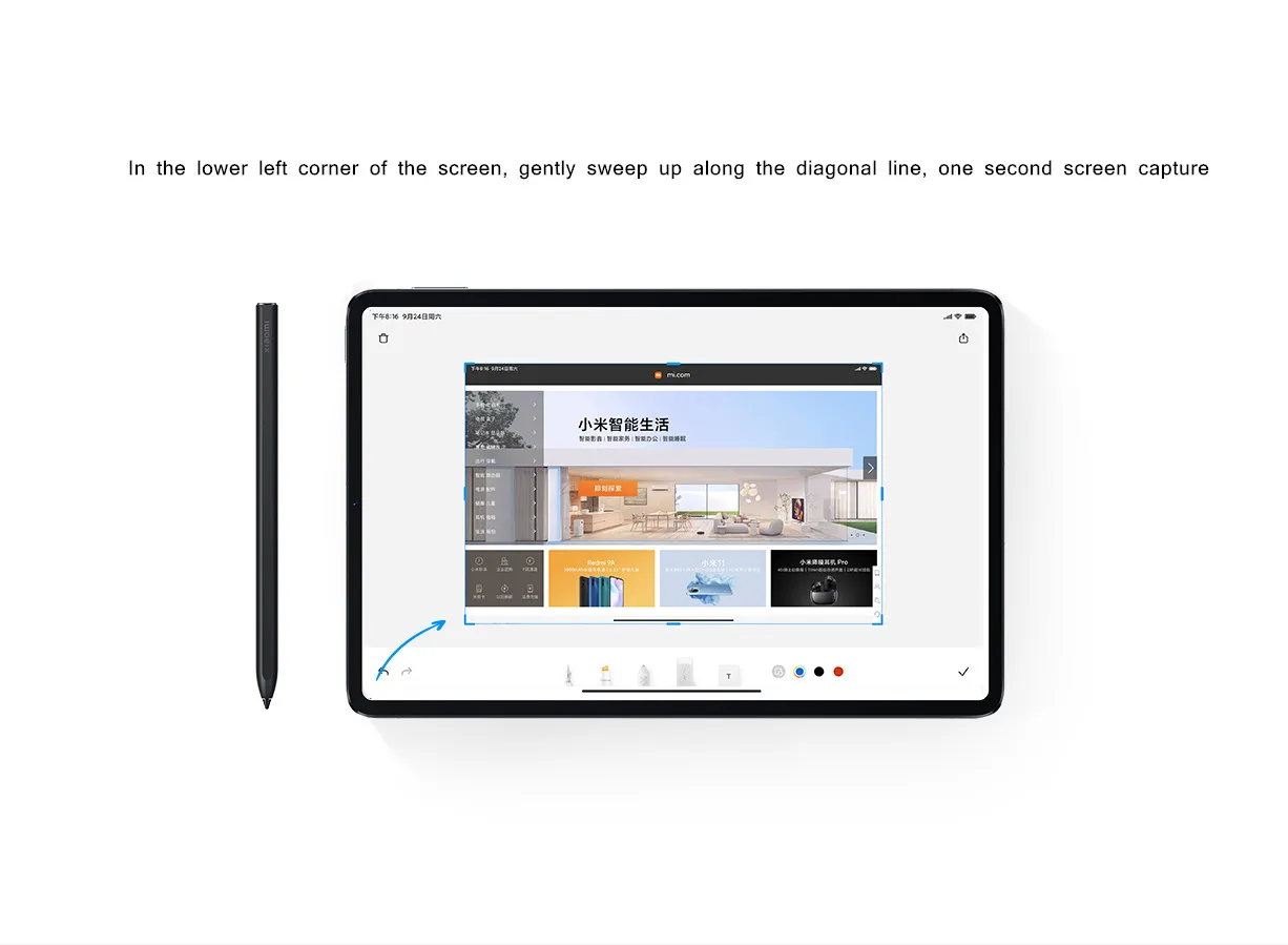 Original Xiaomi Mi Pad 5 / 5 Pro Stylus Pen For Xiaomi Tablet Screen