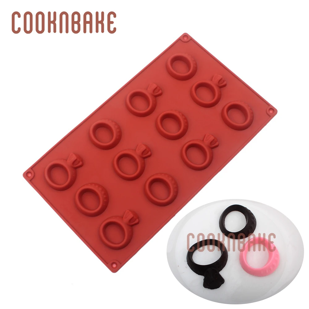 COOKNBAKE, силиконовая форма для шоколадного кольца, форма конфет, печенья, кондитерских изделий, инструмент для выпечки, 12 полости, инструмент для украшения торта, лоток для льда