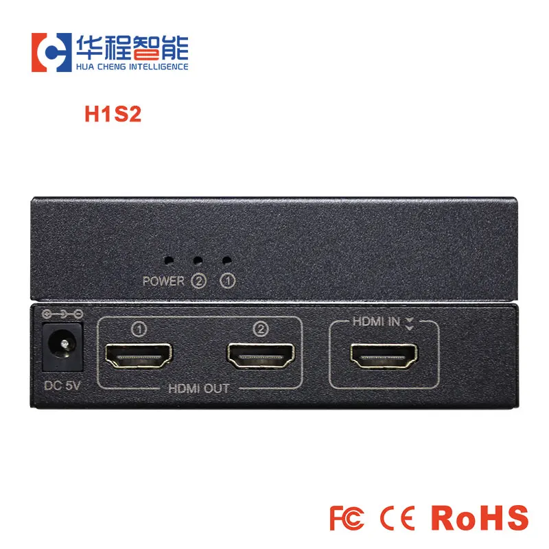 4k HDMI Splitter 1 in 2 out 1080p Video Full HD Splitter 3D Adapter Dual Display 4K Monitor Projector For HD TV DVD Smart TV BOX