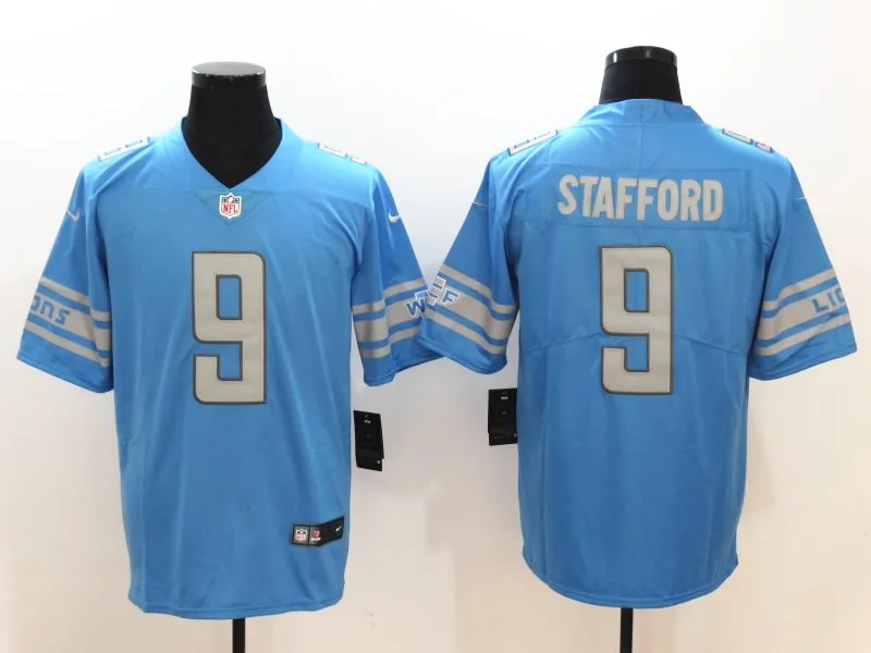 Черный Men Detroit Matthew Stafford Vapor Untouchable Limited Player Jersey - Цвет: Черный