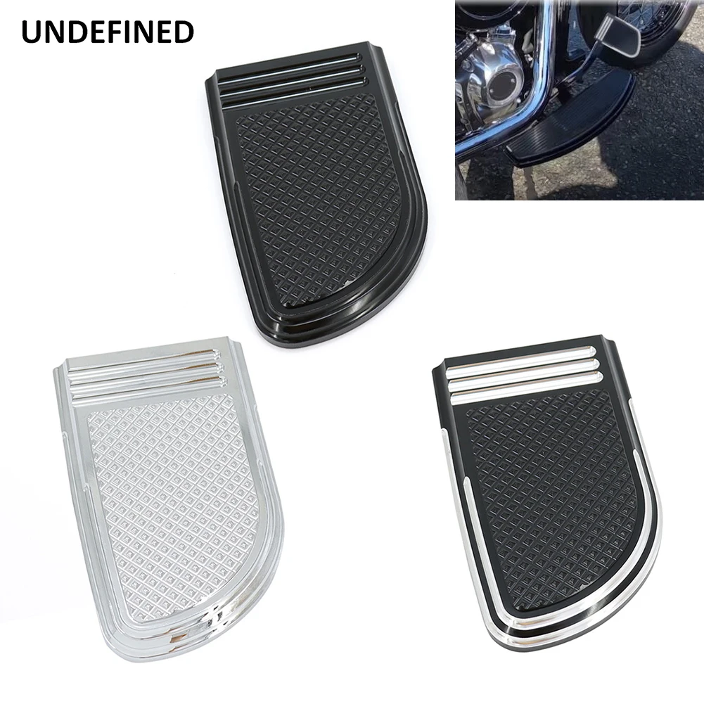 

Motorcycle Brake Pedal Pad Large Foot Pegs Footrest Cover For Harley Touring Road King Softail Fatboy FL Dyna FLD Electra Glide