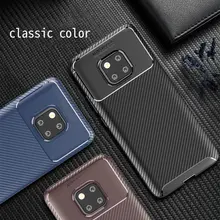 Для huawei mate 20 mate 20 Pro Чехол из углеродного волокна в полоску из ТПУ для huawei mate 20 Lite mate 20X пыленепроницаемый мягкий чехол