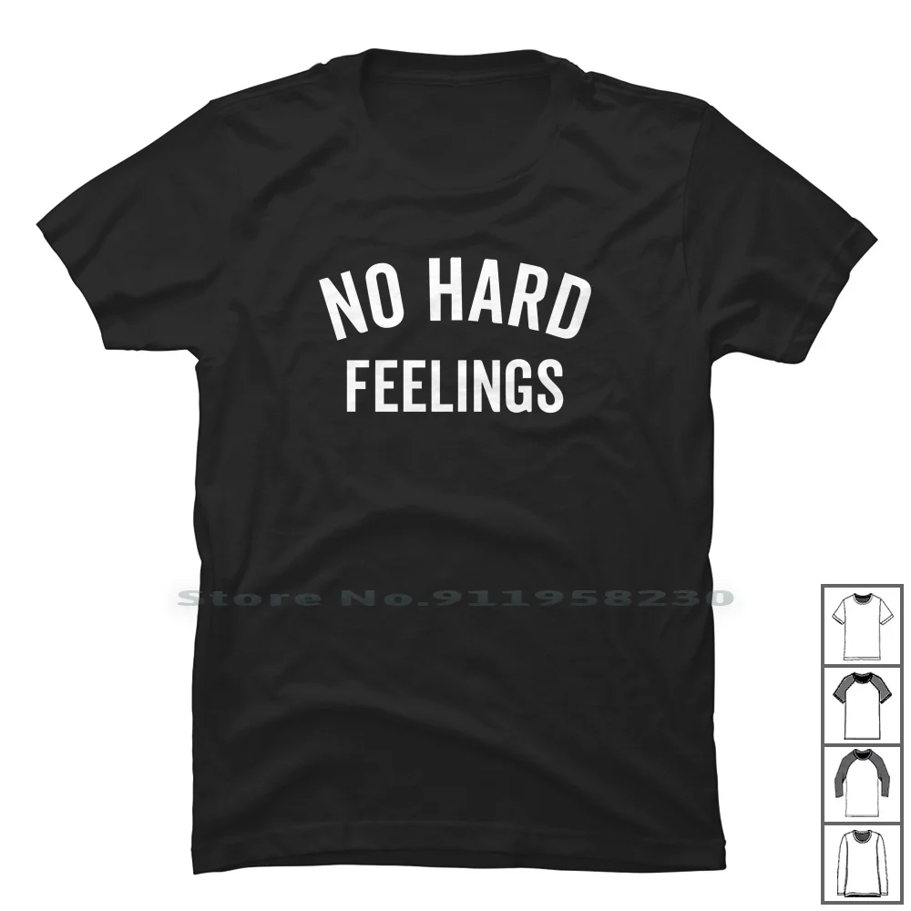 

Футболка с надписью «No Hard Feeling», 100% хлопок