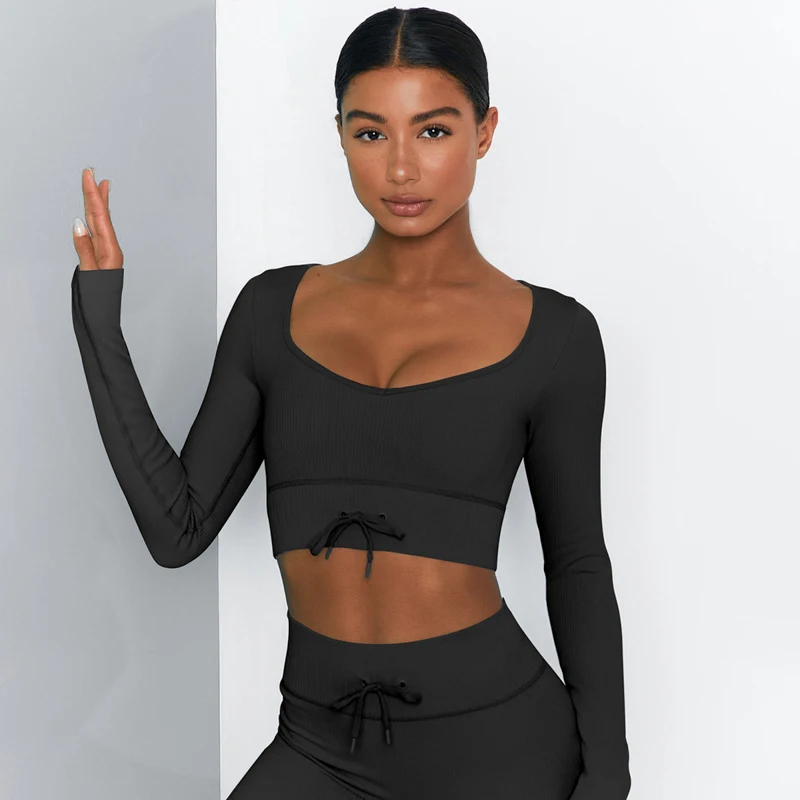 Seamless Yoga Sets Sport Suit Two Piece Set Women Gym Clothing Workout Sportswear Yoga Set High Waist Seamless Leggins Sport Top vintage tees