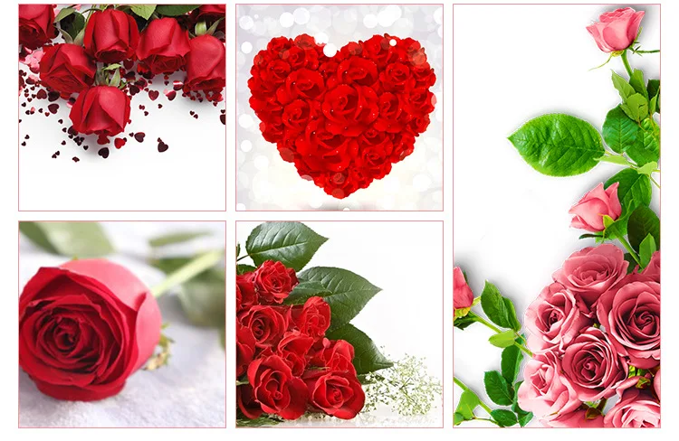 Teachers Day Greeting Card South Korea Creative 3D Handmade LOVE Rose Paper Sculpture Birthday Blessing Small Card Customizable