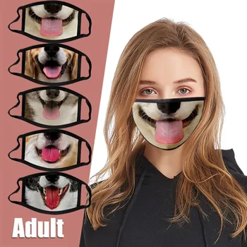 

5PC Protective Face Mask Mouth Cover Reuseable Cloth Masks Washable Mouth-muffle FaceMasks mondmaskers mascarillas masque