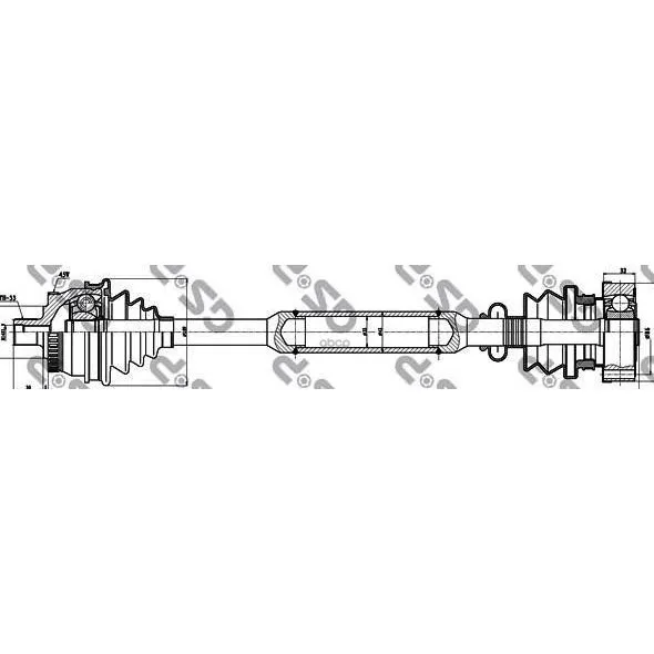 Приводной Вал Правый Audi A4 1.6-00 Wv Passat 1.6-00 299111 GSP арт. 299111