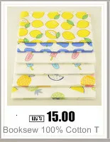 Booksew 7 шт./лот 40x50 см DIY атласное платье швейный материал печатная ткань в цветочек краситель хлопок саржевая ткань Telas Tissu Stoffen