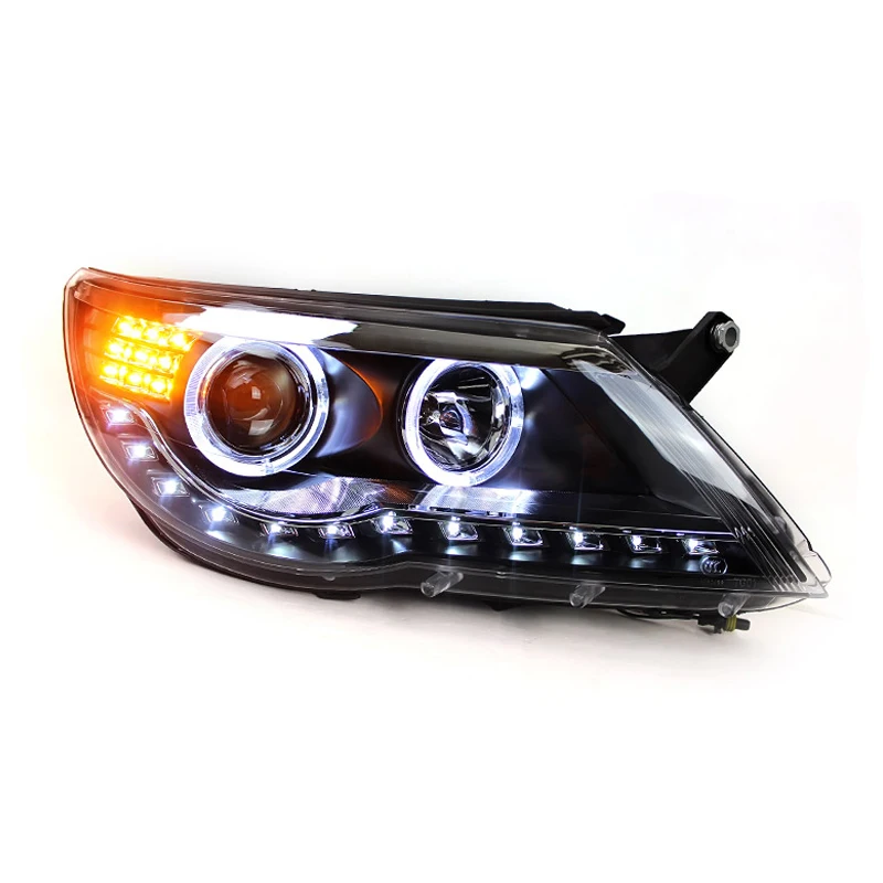 2 шт. светодиодный проектор с биксеноновым объективом для VW Tiguan 2010 2011 2012|Фара авто