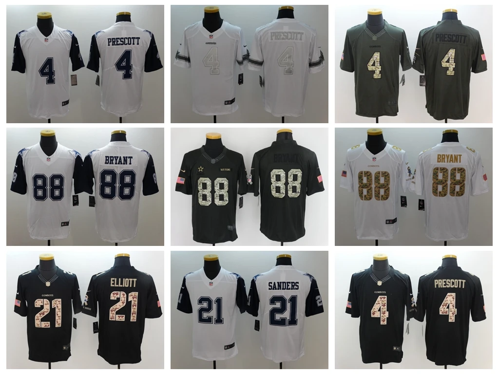 Dallas s, Tony Romo, Emmitt Smith, Sean Lee, Jason Witten, Dez Bryant, Ezekiel Elliott Jersey