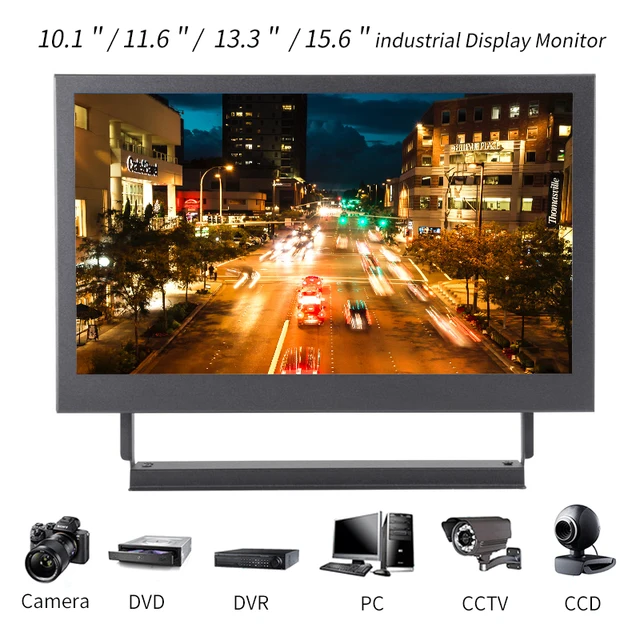 Monitor Industrial portátil para cámara, Monitor de 13,3/15,6, 1080P, HDMI, HD, IPS, LCD, 10,1/11,6 1