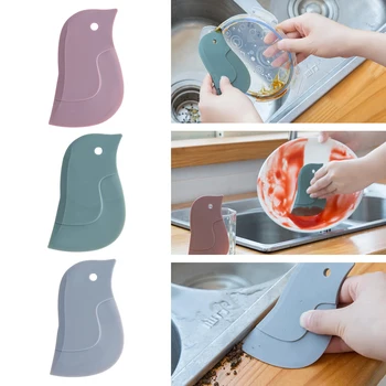 

Creative Baking Soft Scraper Kitchen Baking Tool Multi-Function Scraper Oil Plate Scraper Scraper Cleaning Tool Kitchen Tool