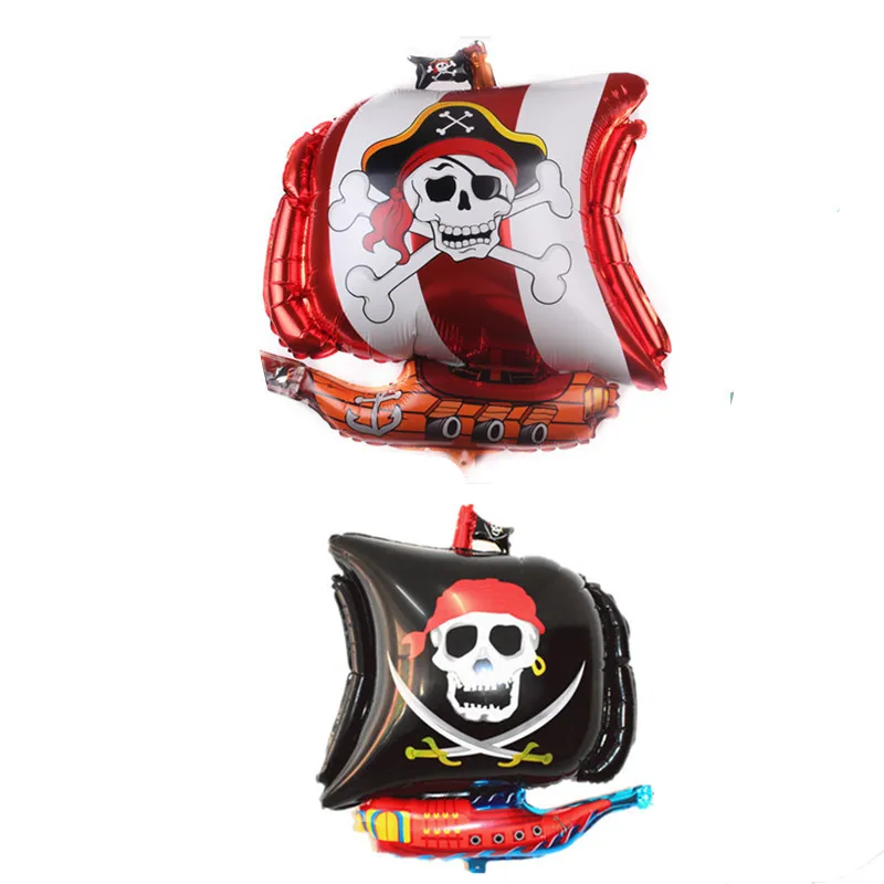 

1pc Birthday Balloons 17g New Creative Cartoon Pirate Ship Birthday Party Decoration Children's Toy Balloon DIY Party Supplies