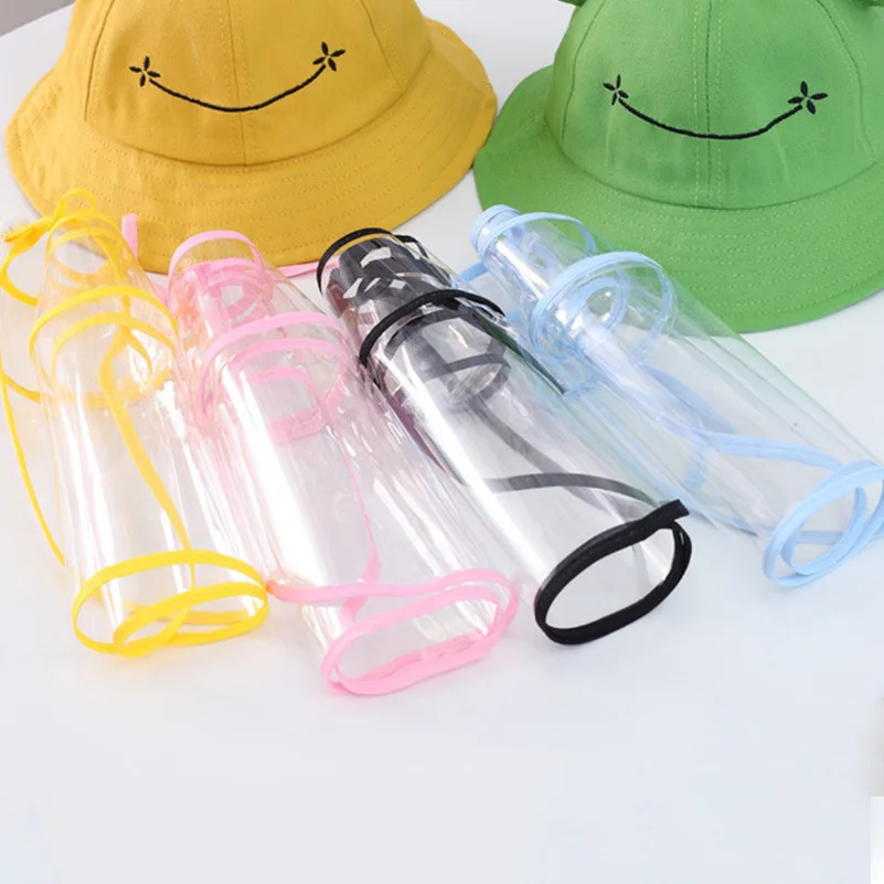 2020 Baby Anti-spray Protector Sun Protection Cap HD Anti-fog Splash-proof Transparent Face Shield Hat Outdoor Travel | Детская одежда
