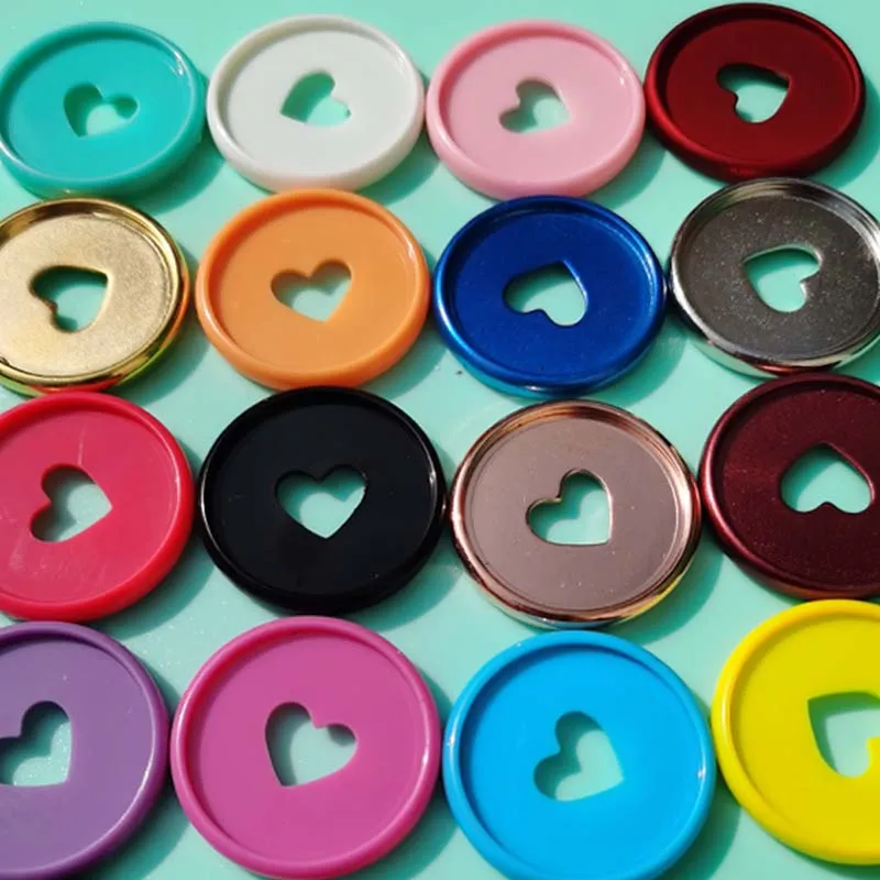 100PCS Mushroom Hole Notepad Binding Buckle Plastic Binding Disk Clip Ring Notebook Office Learning Supplies